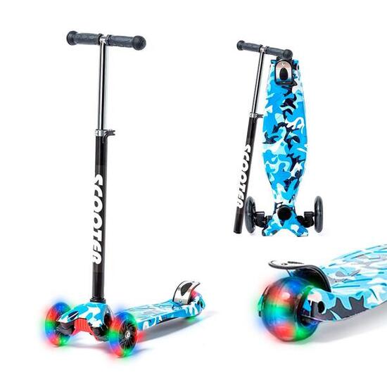 Trottinette Pour Enfants ATAA Flash 3 Roues Réglable Avec Lumières