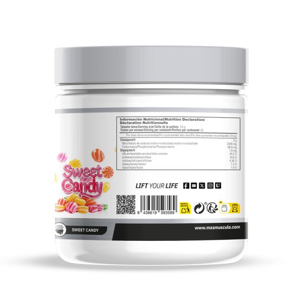 Creatina Monoidrato Clonapure® - 300 g Caramelle Dolci MASmusculo 3/5