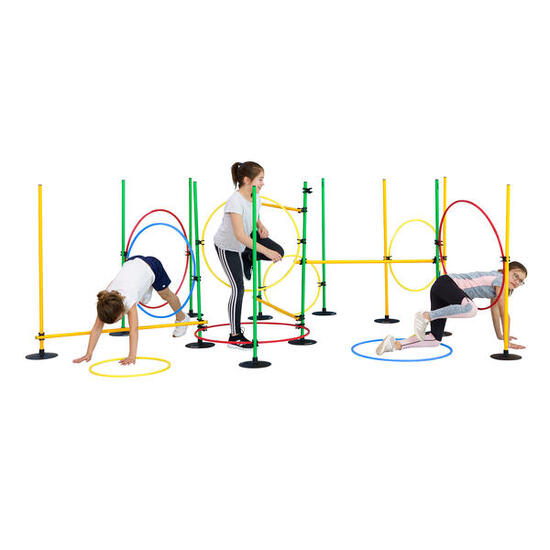 Spielparcours-Set Kindergarten Gesundheitssport Unisex