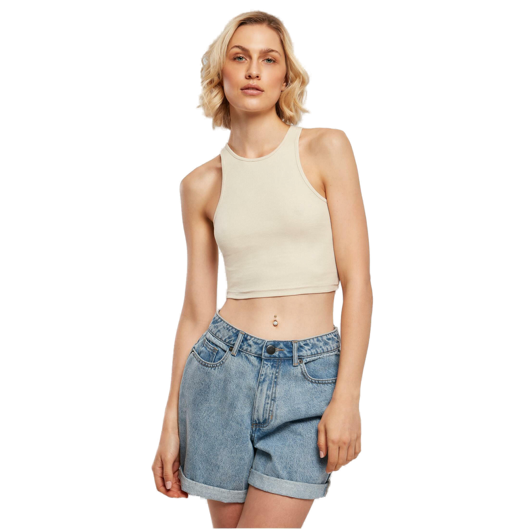 URBAN CLASSICS Women's tank top Urban Classics Cropped