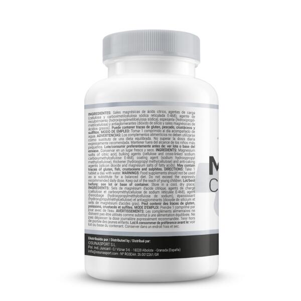 Magnesium citrate 187,5mg - 120 tablets de MASmusculo 2/5