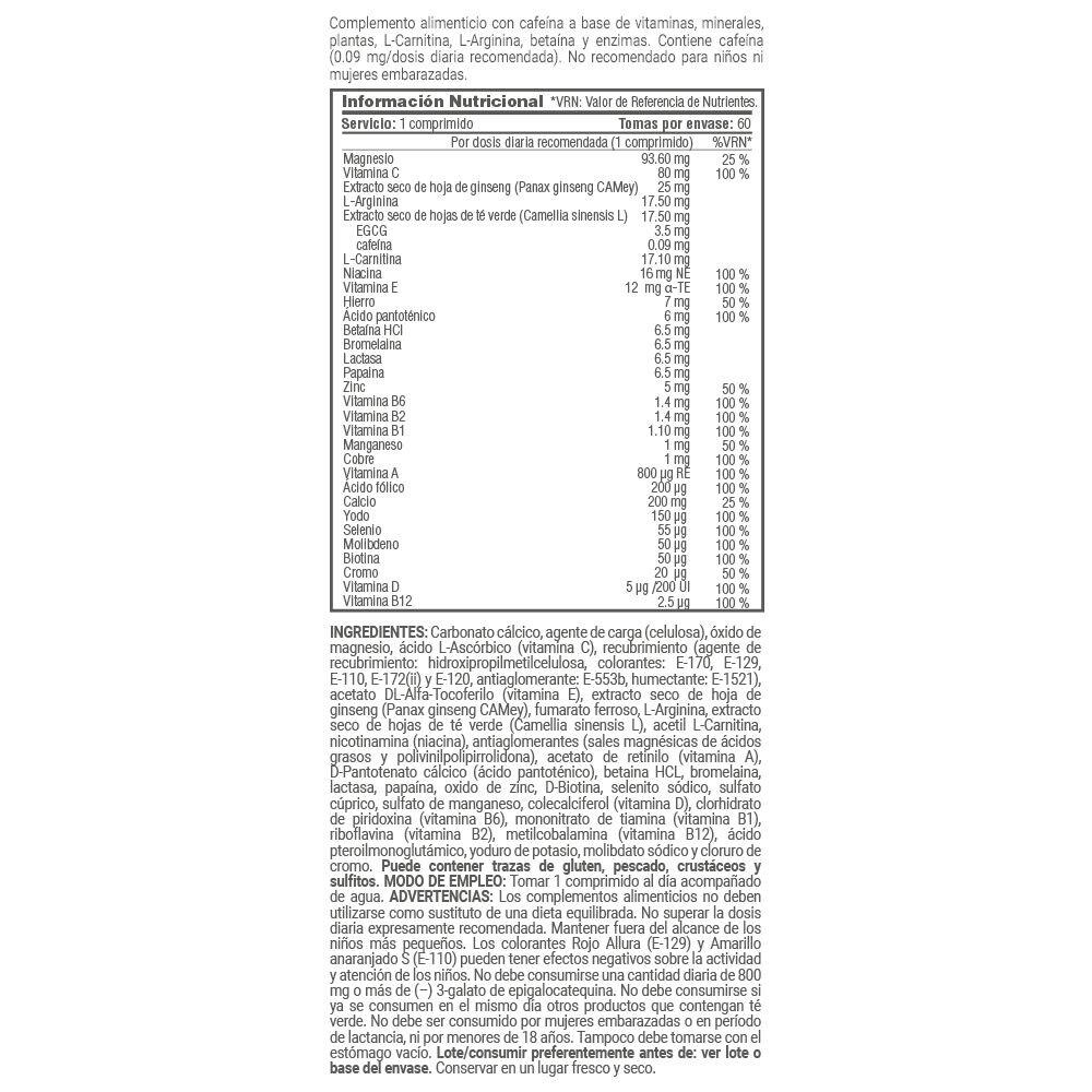 Multivitaminici dalla A alla Z - 60 compresse MASmusculo 4/5