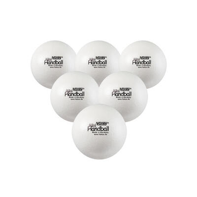 Weichschaumbälle-Set Mini Handball Handball Unisex Weiß
