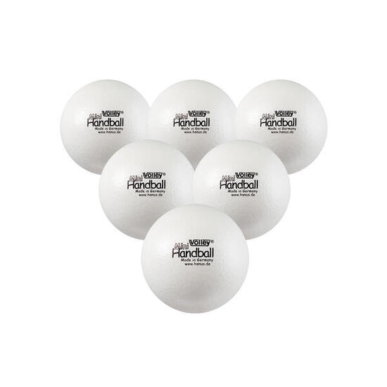 Weichschaumbälle-Set Mini Handball Handball Unisex Weiß