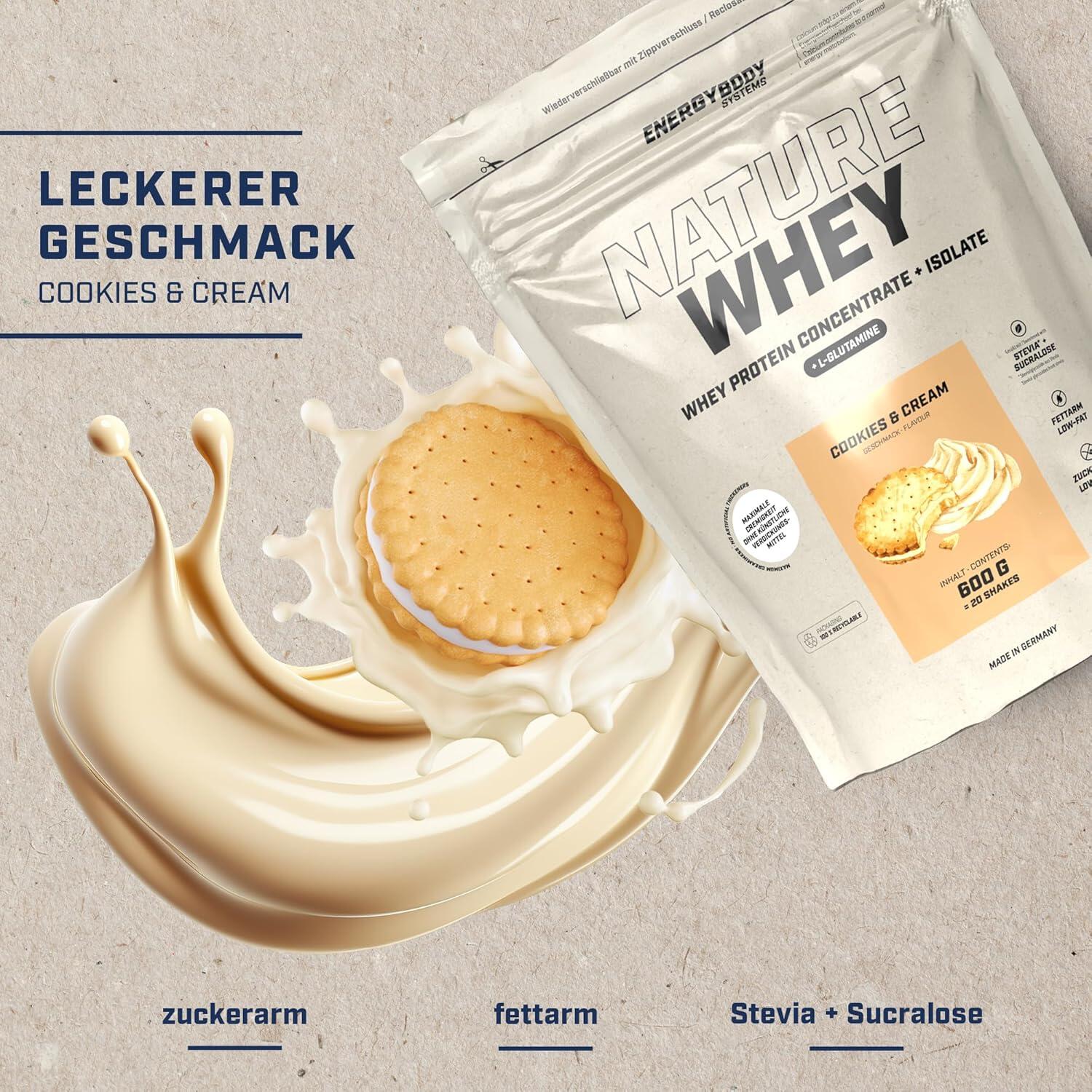 Nature Whey Protein Cookies & Cream 2/4