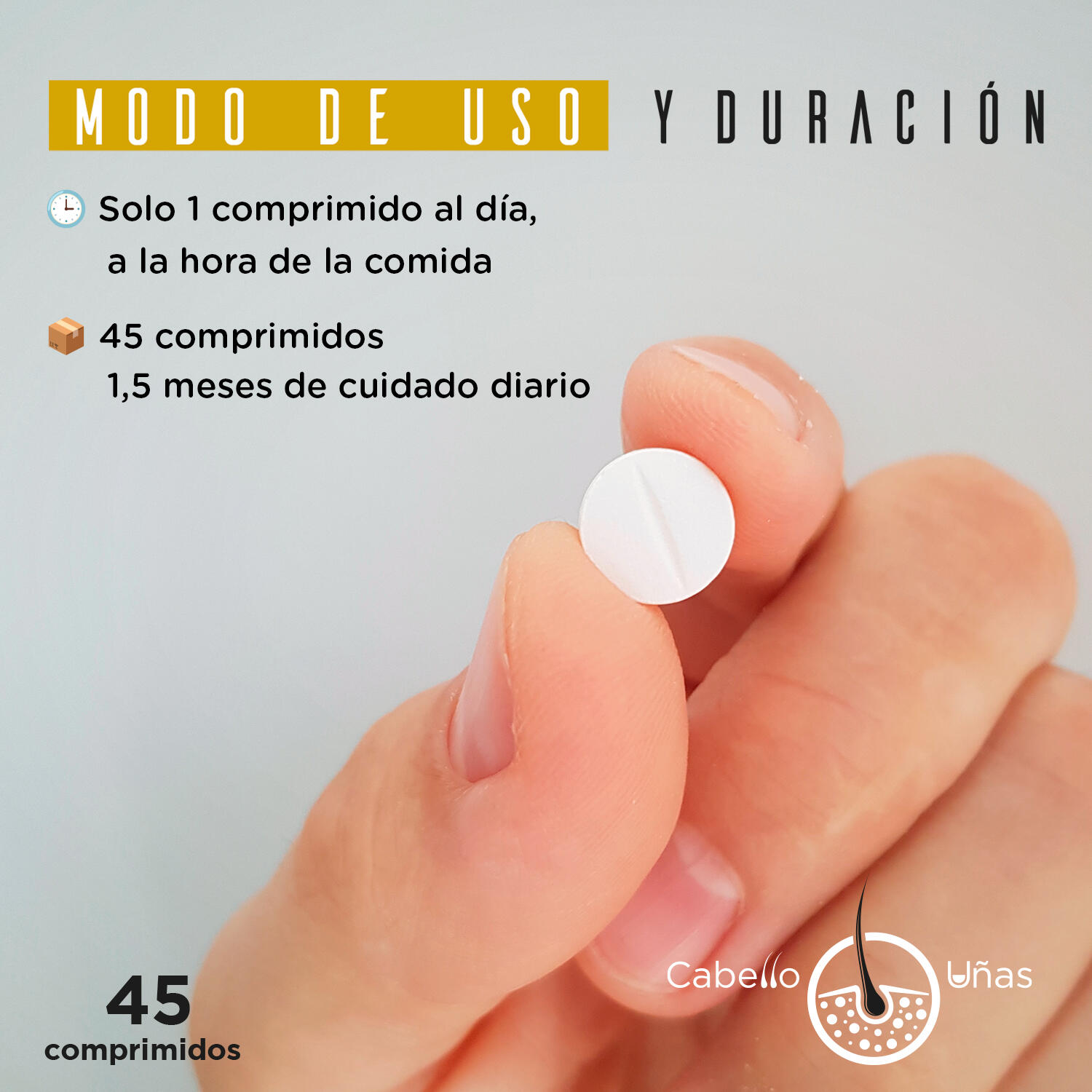 Biotina Forte 10.000 µg 45 Comprimidos – Drasanvi 4/6