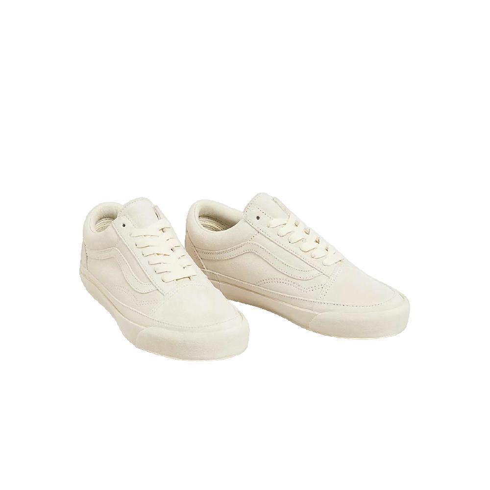 Schoenen Vans Old Skool wit suède 3/3