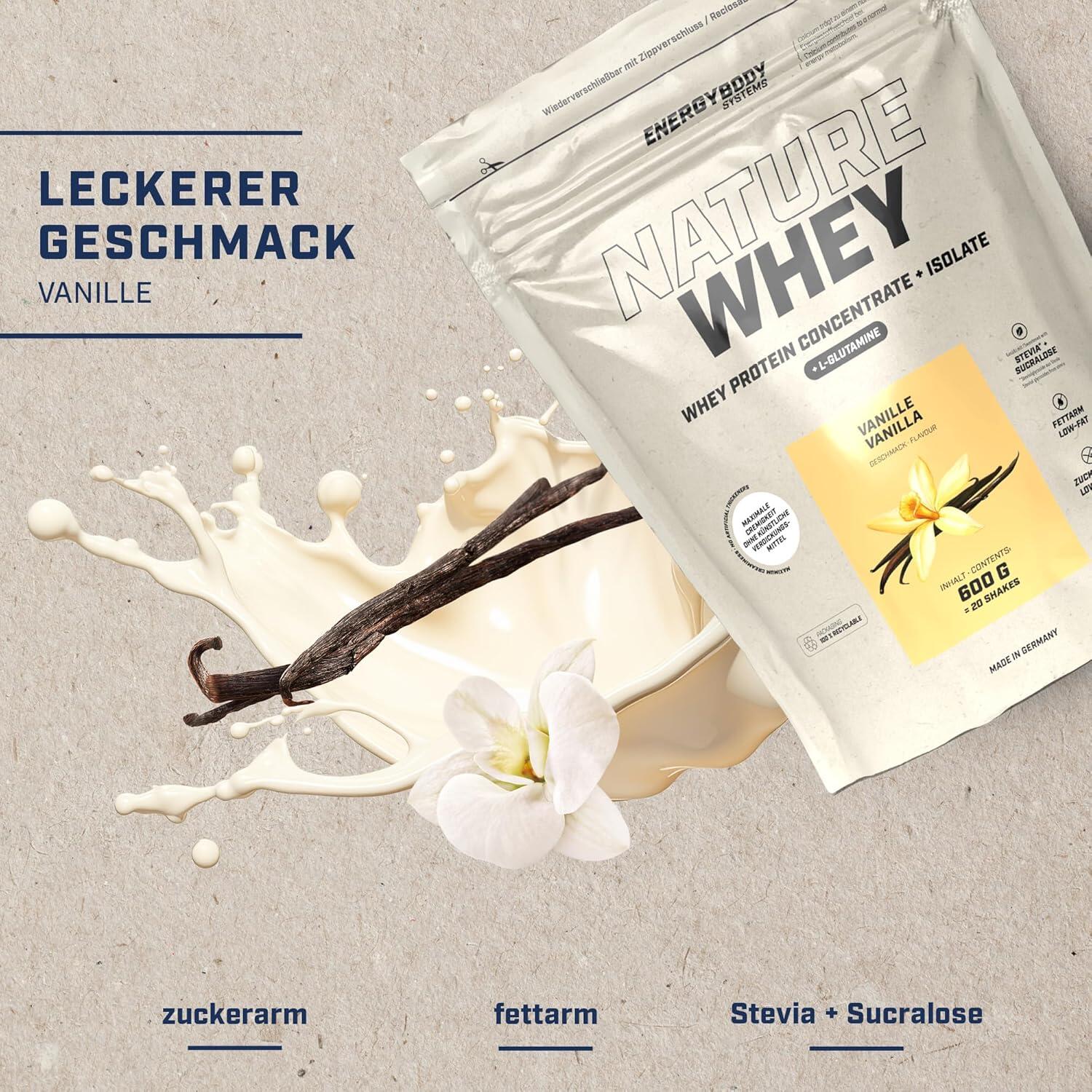 Nature Whey Protein Vanille 2/4