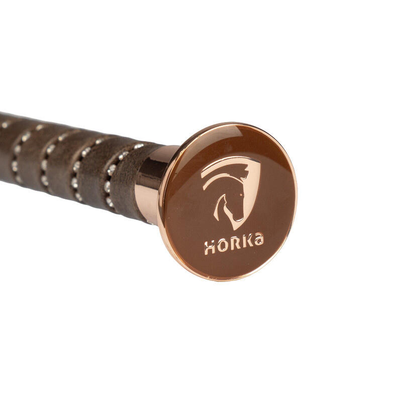 Horka Dresuurzweep Diamant - Bruin Rose 2/4