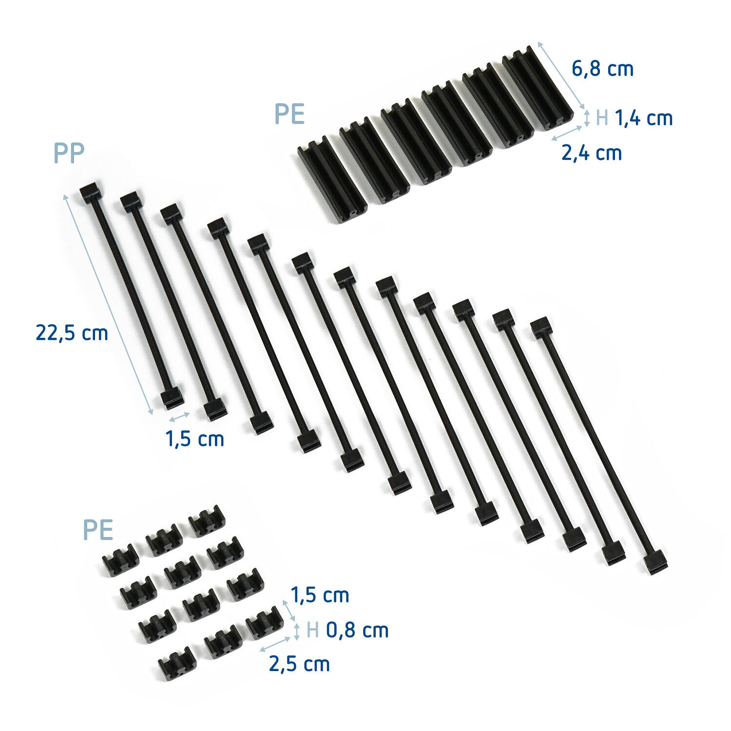 Verbindungsstücke-Set für Leiter Multifunktional Golf Unisex 4/4