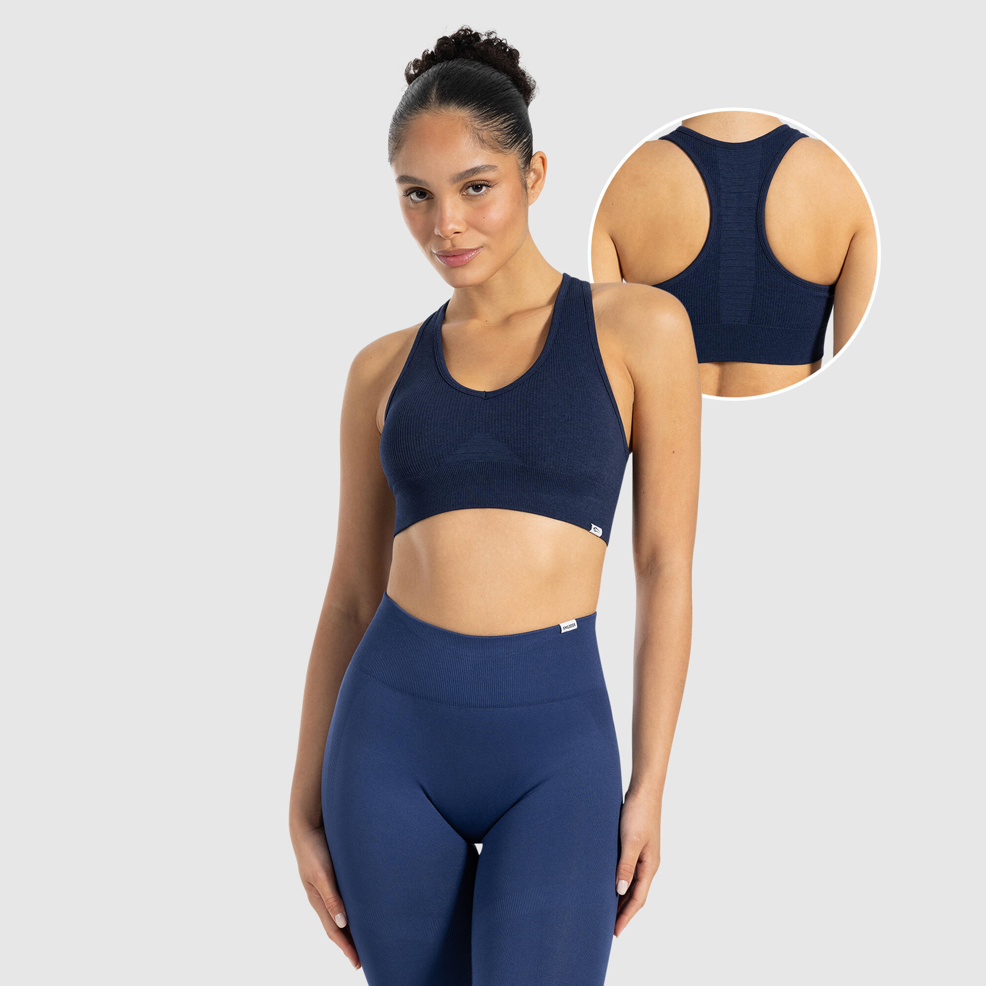 SMILODOX Damen Sport BH Amaze Pro Marineblau