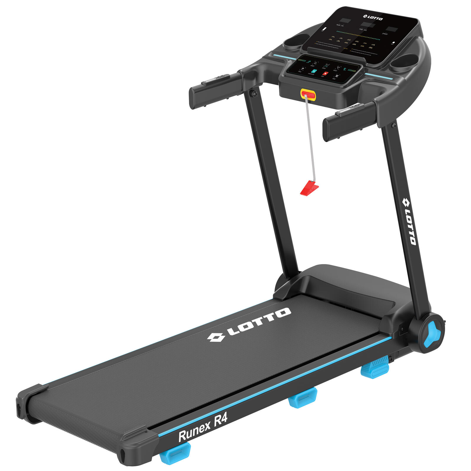 Cinta de correr Lotto Runex R4 100% plegable,2HP,8 km/h,inclinación de 2 niveles 2/4