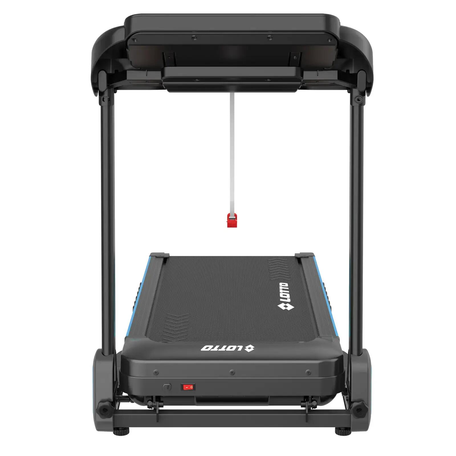 Cinta de correr eléctrica Lotto Step 400 3 CV 120 kg, inclinación automática 5/6