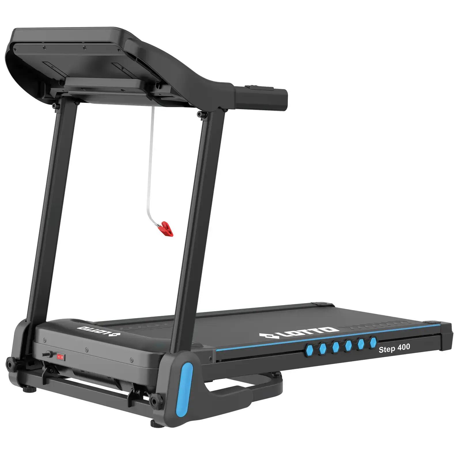 Cinta de correr eléctrica Lotto Step 400 3 CV 120 kg, inclinación automática 6/6