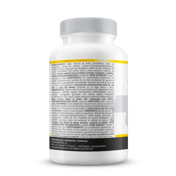 Multimineralen - 60 plantaardige capsules MASmusculo 2/5