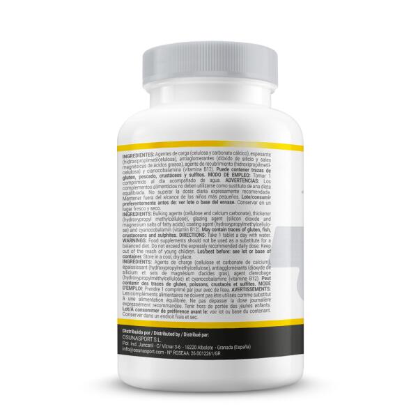 Witamina B12 1000μg - 400 tabletek MASMUSCULO