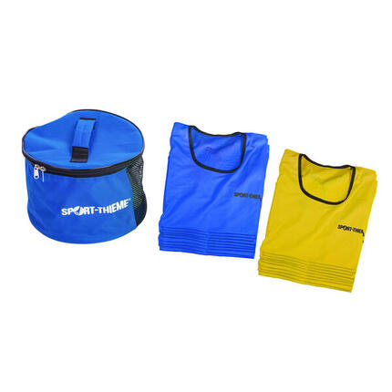 Kit de chasubles « Stretch Premium » Adultes, jaune/bleu Unisexe