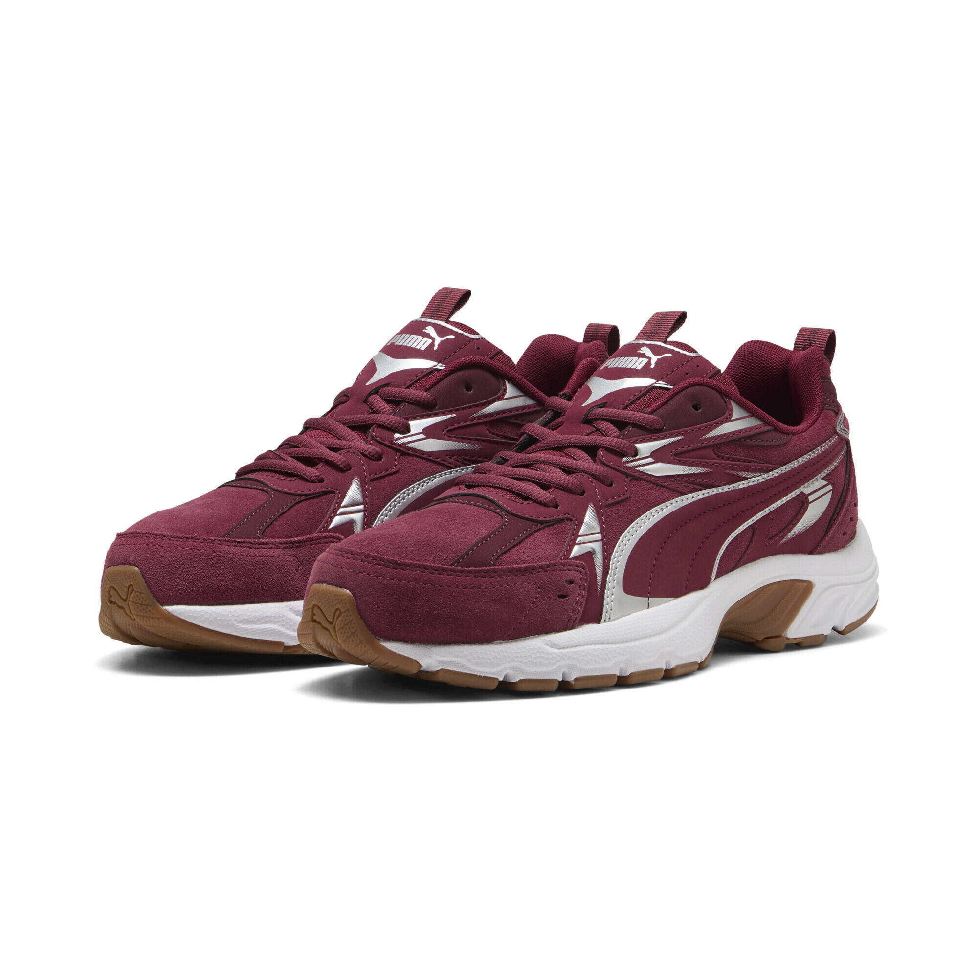 Puma - Sneakers Milenio Tech Unisexe Puma - Baskets - Gris|rouge - Decathlon