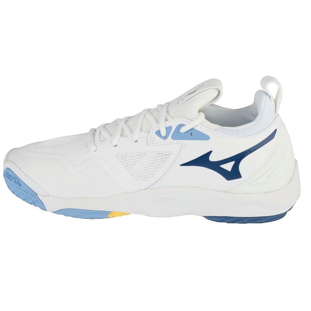 Chaussures Mizuno Wave Momentum 3 blanches pour volley-ball 2/3