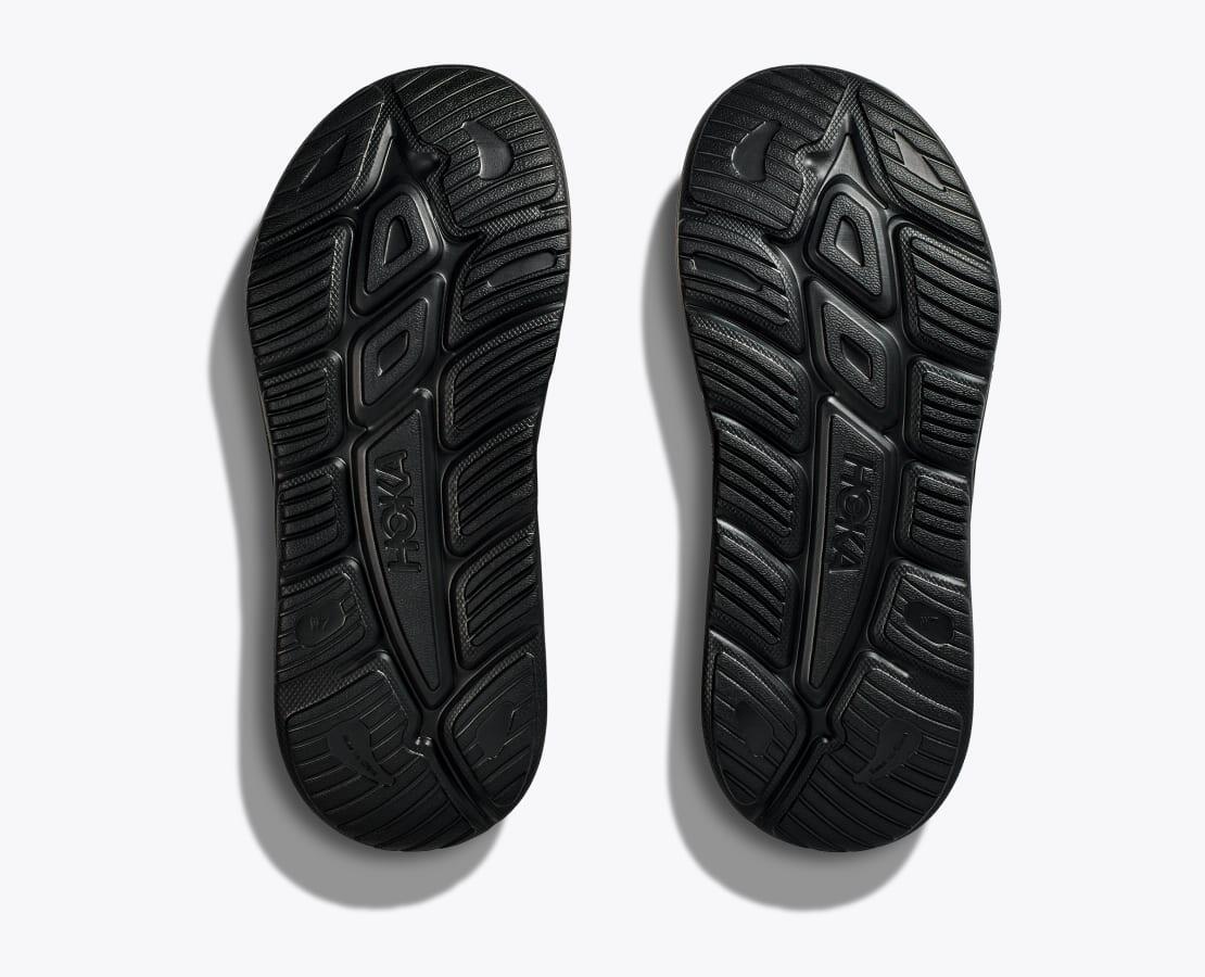 Chanclas Hoka Recovery Negras para Hombre 7/7