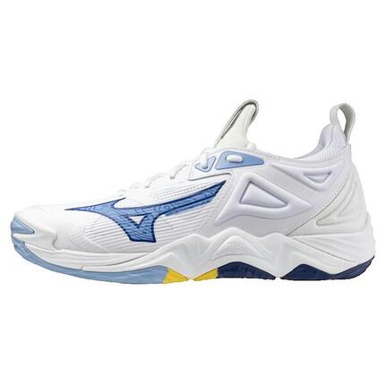 Chaussures Mizuno Wave Momentum 3 blanches pour volley-ball