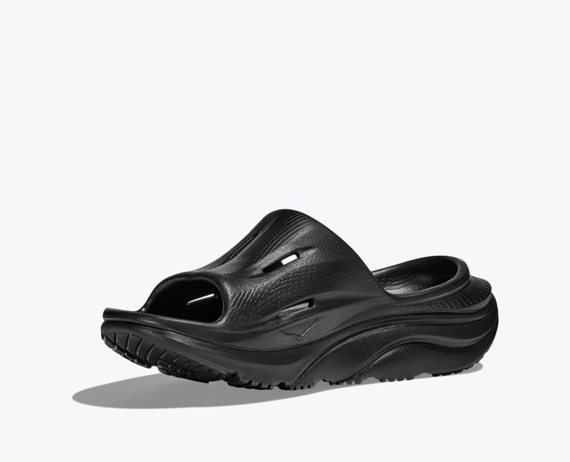 Chanclas Hoka Recovery Negras para Hombre 6/7