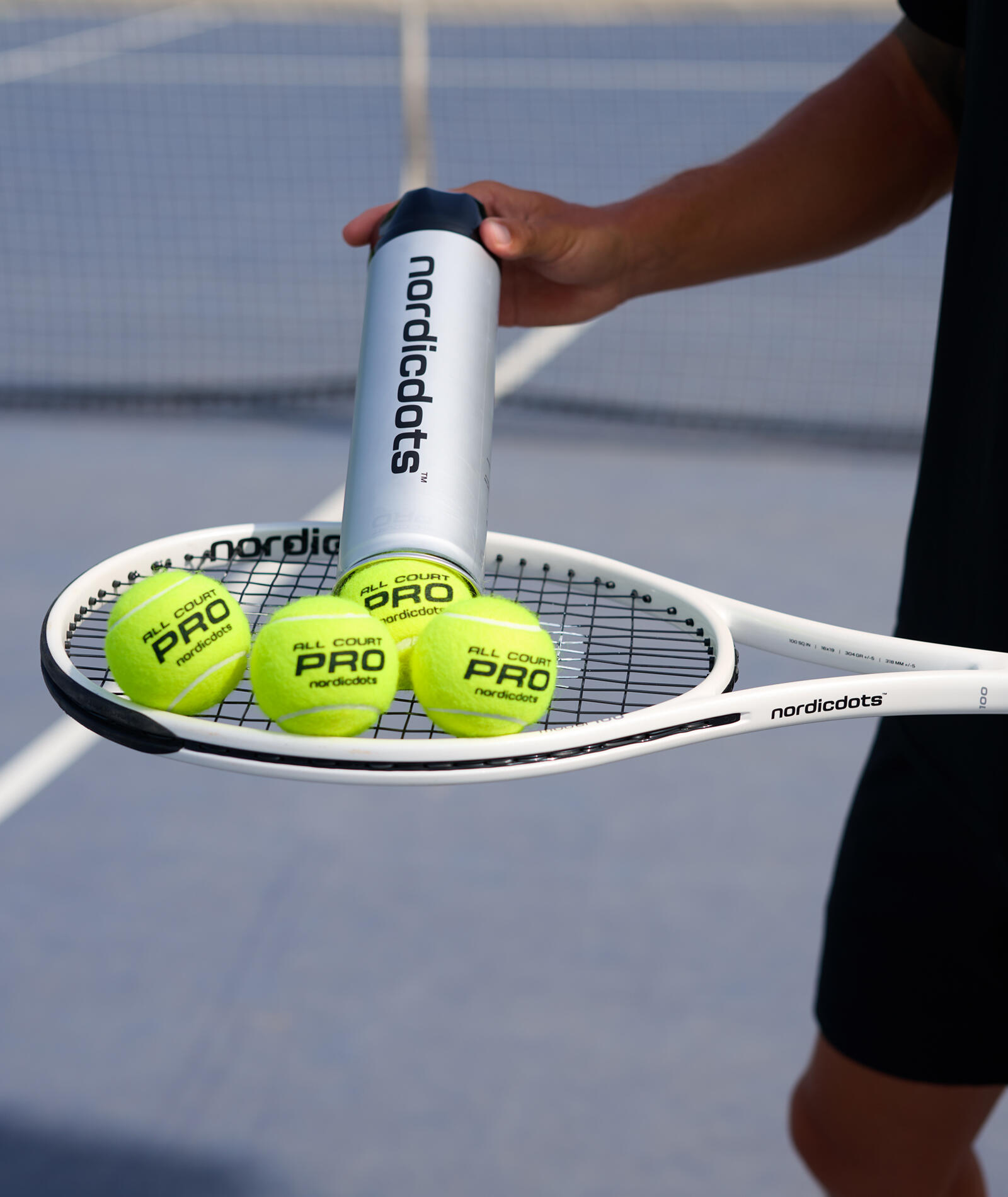 Palline Tennis All Court Pro - Gialle x 4 3/6