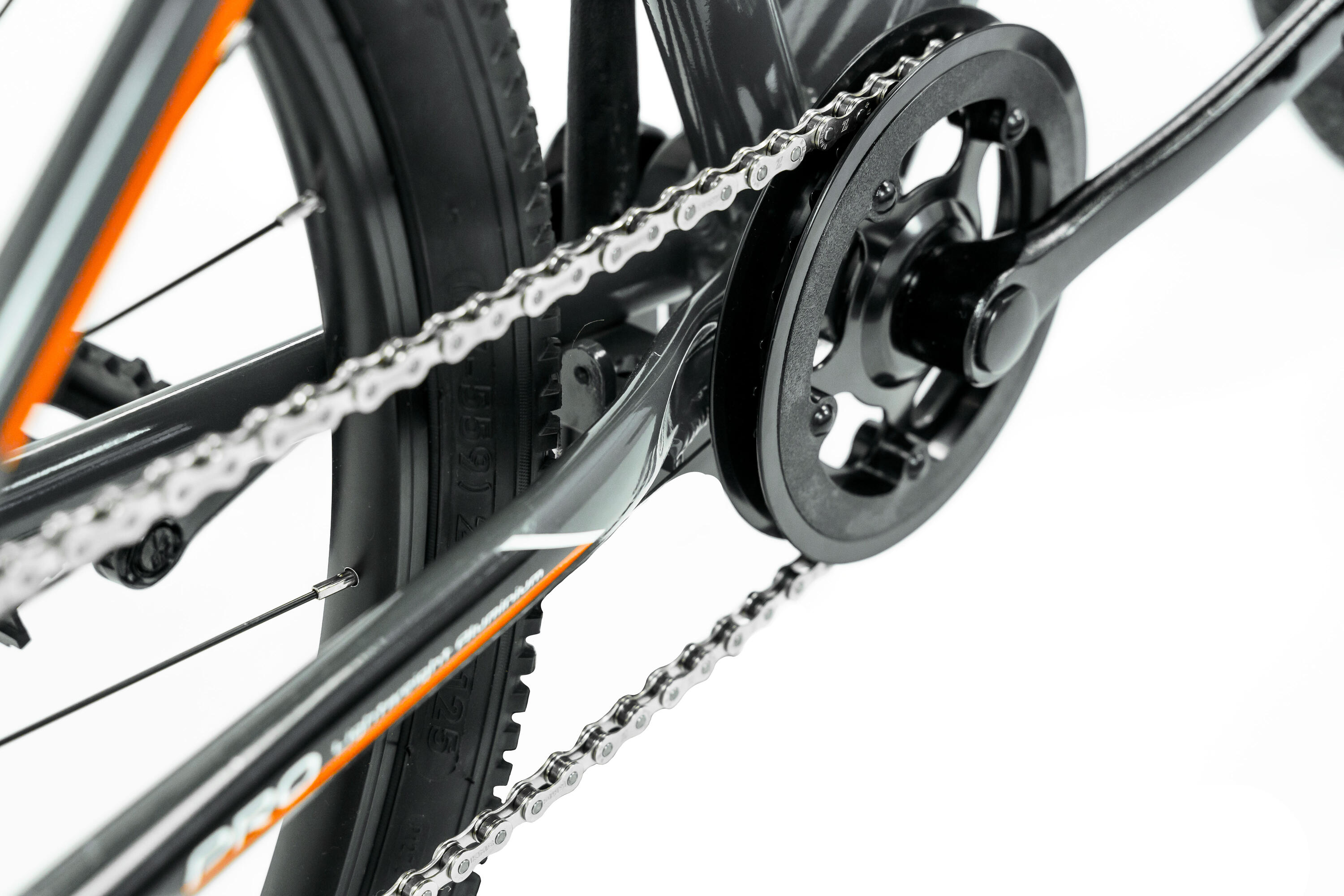 Vélo enfant léger Nogan Gravel PRO - 26 pouces - 7 vitesses - Gris 5/7