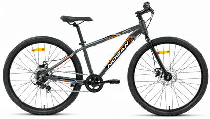 Nogan Gravel PRO – Leichtes Kinderfahrrad – 26 Zoll – 7 Gänge – Grau