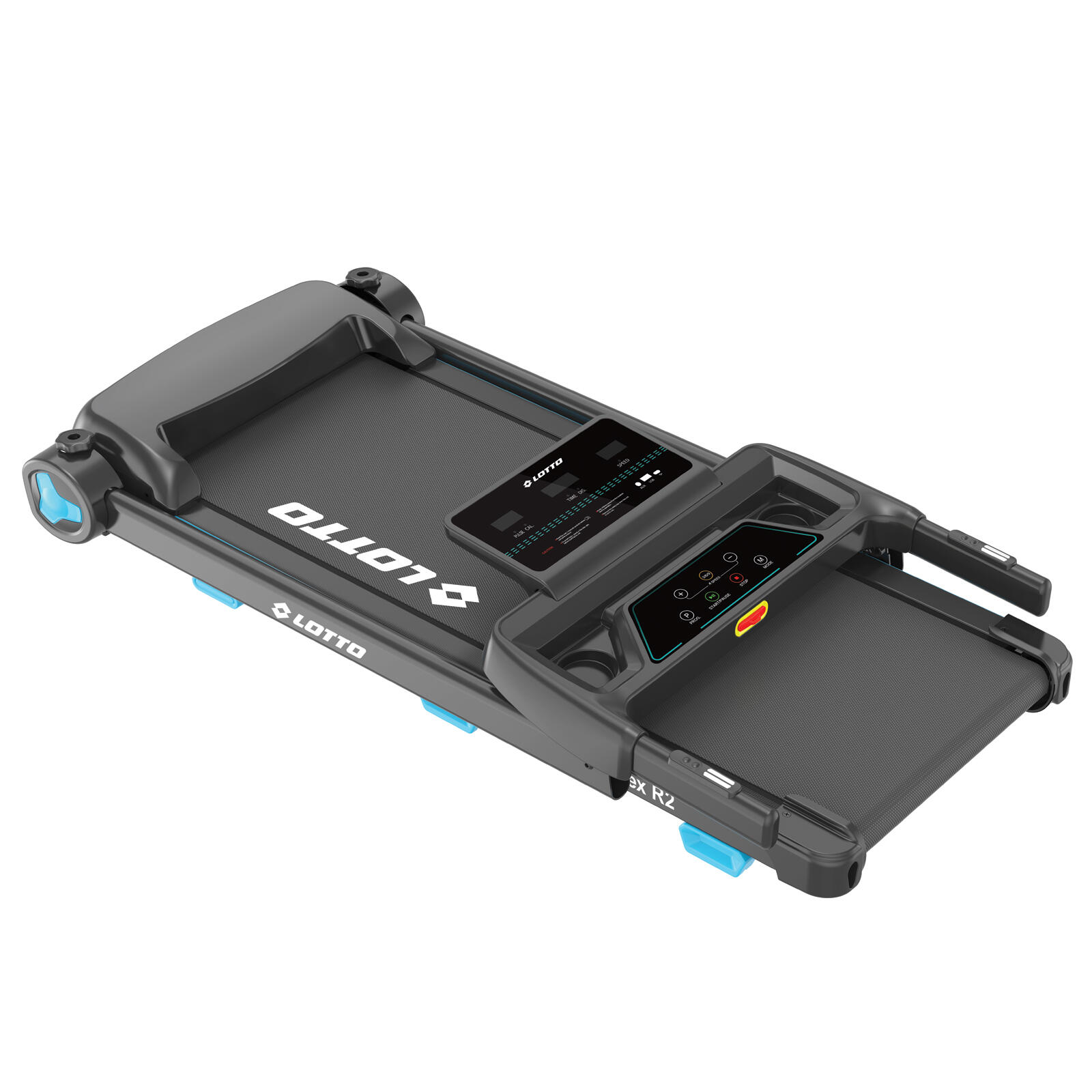Tapis de course Lotto Runex 2 100 % pliable, 2 CV, 8 km/h, inclinaison 2 niveaux 5/5