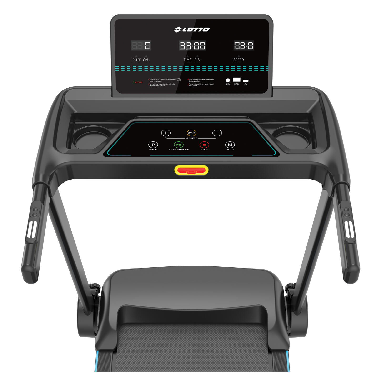 Tapis roulant Lotto Runex 2 100% pieghevole 2HP 8km/h inclinazione 2 livelli 6/6