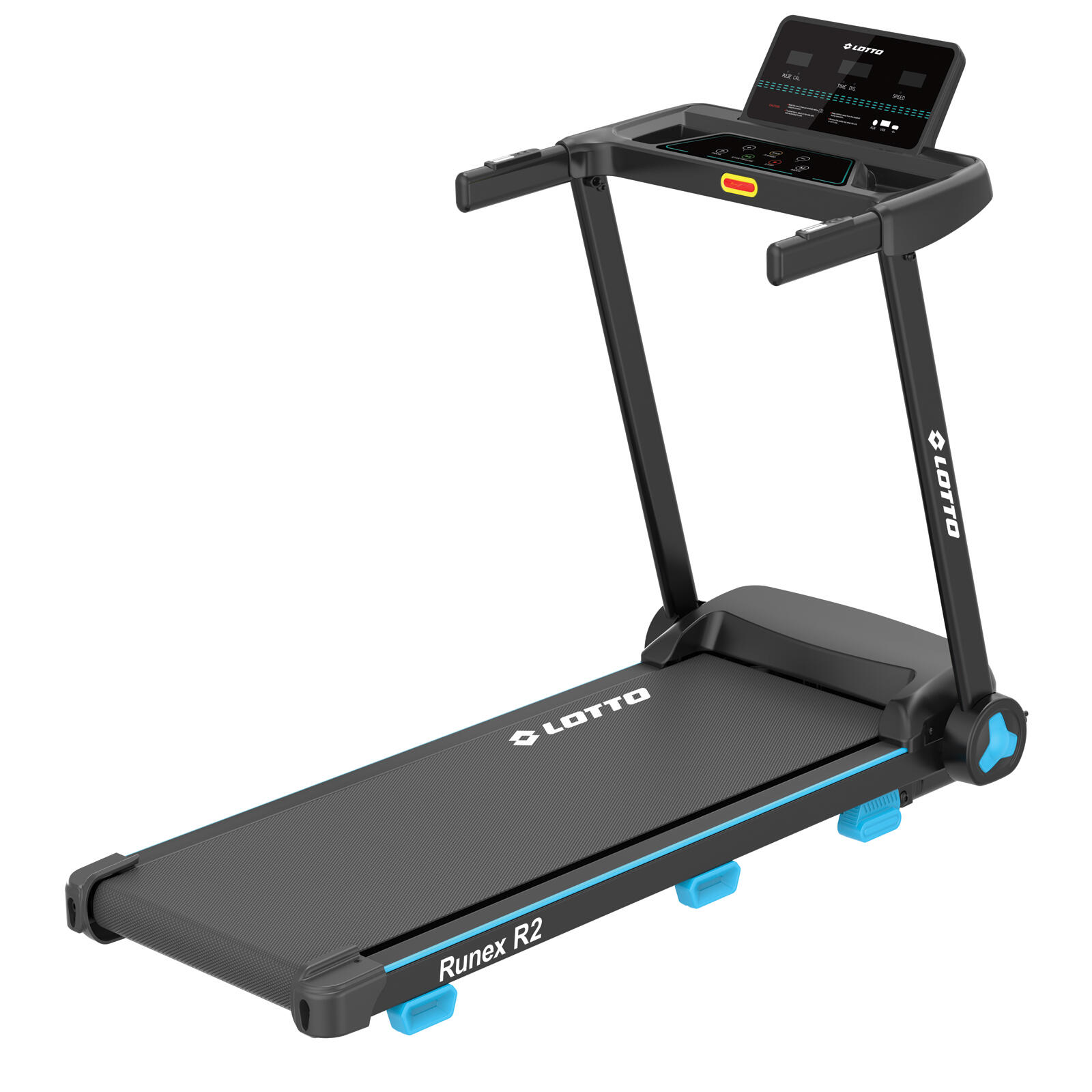 Tapis de course Lotto Runex 2 100 % pliable, 2 CV, 8 km/h, inclinaison 2 niveaux 3/5