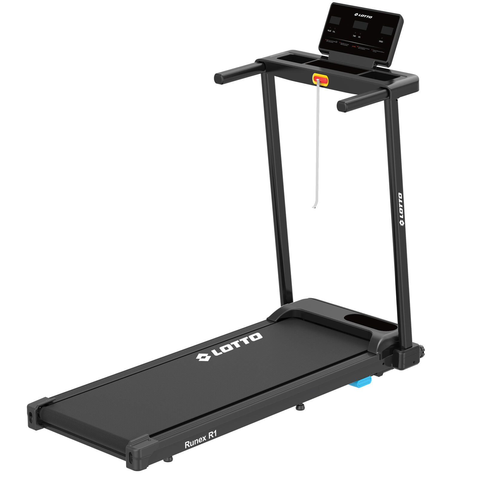 Tapis roulant Lotto Runex 1 100% pieghevole 2HP 8km/h inclinazione 2 livelli 3/5