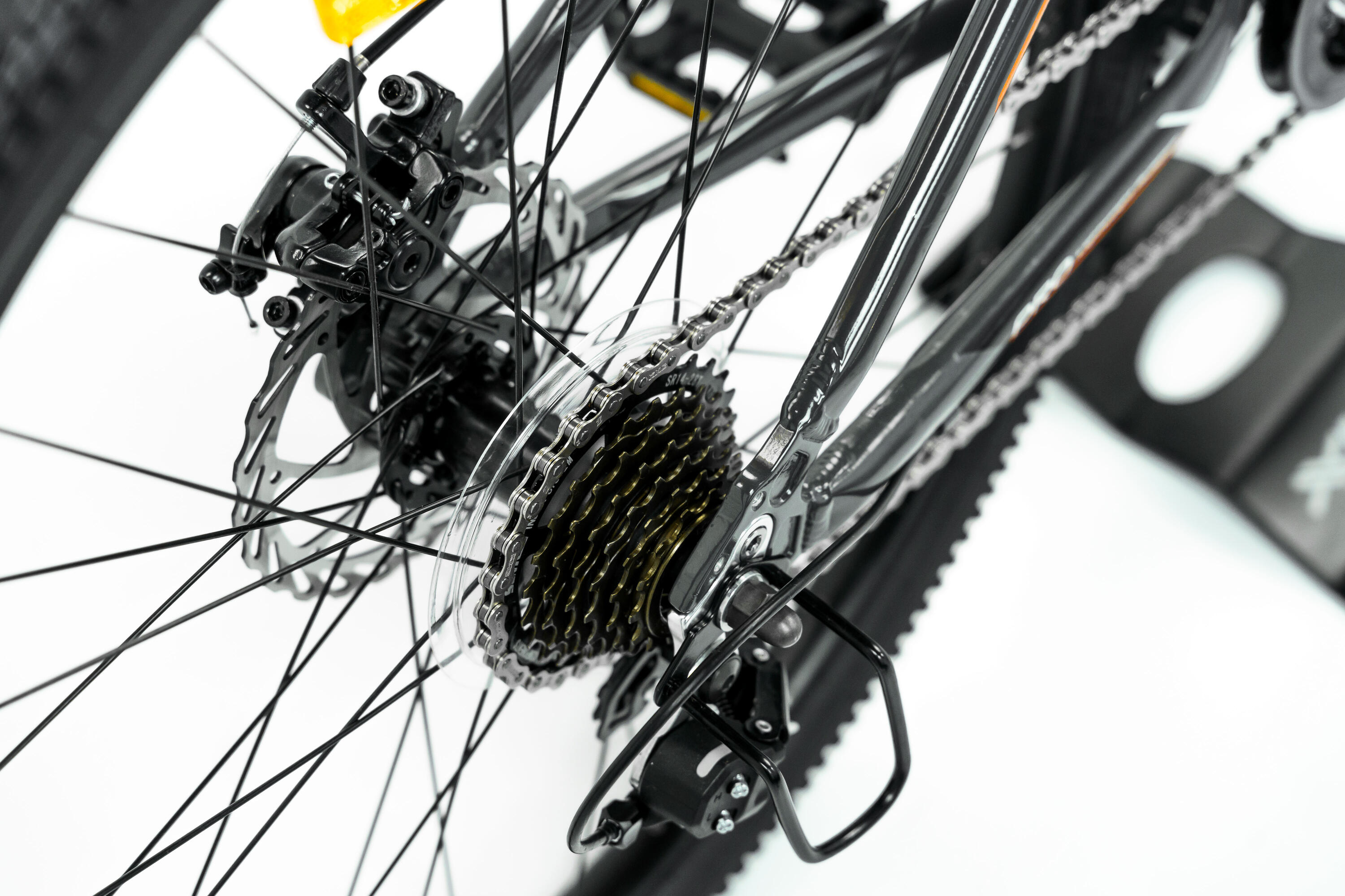 Vélo enfant léger Nogan Gravel PRO - 26 pouces - 7 vitesses - Gris 6/7