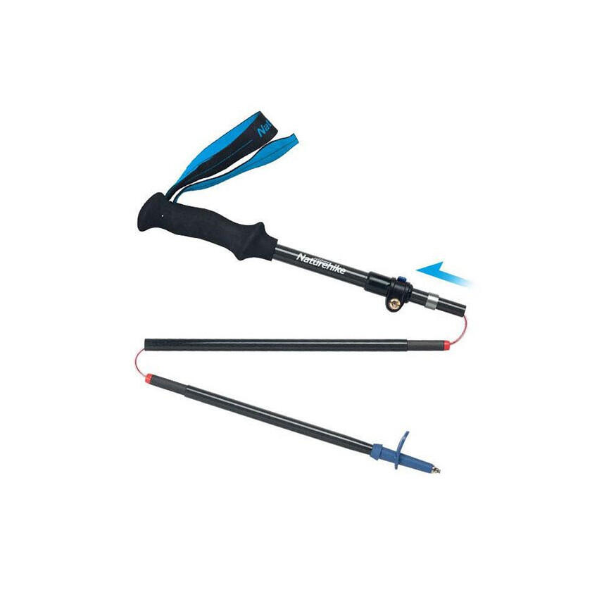 NATUREHIKE Skládací karbonové trekové hole Naturehike