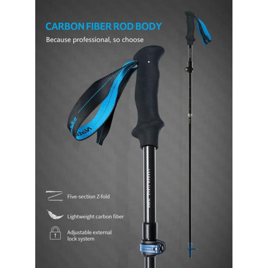 Naturehike Folding carbon trekking pole 2/7