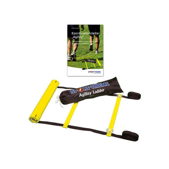 Koordinationsleiter-Set Agility mit Übungshandbuch Golf Unisex