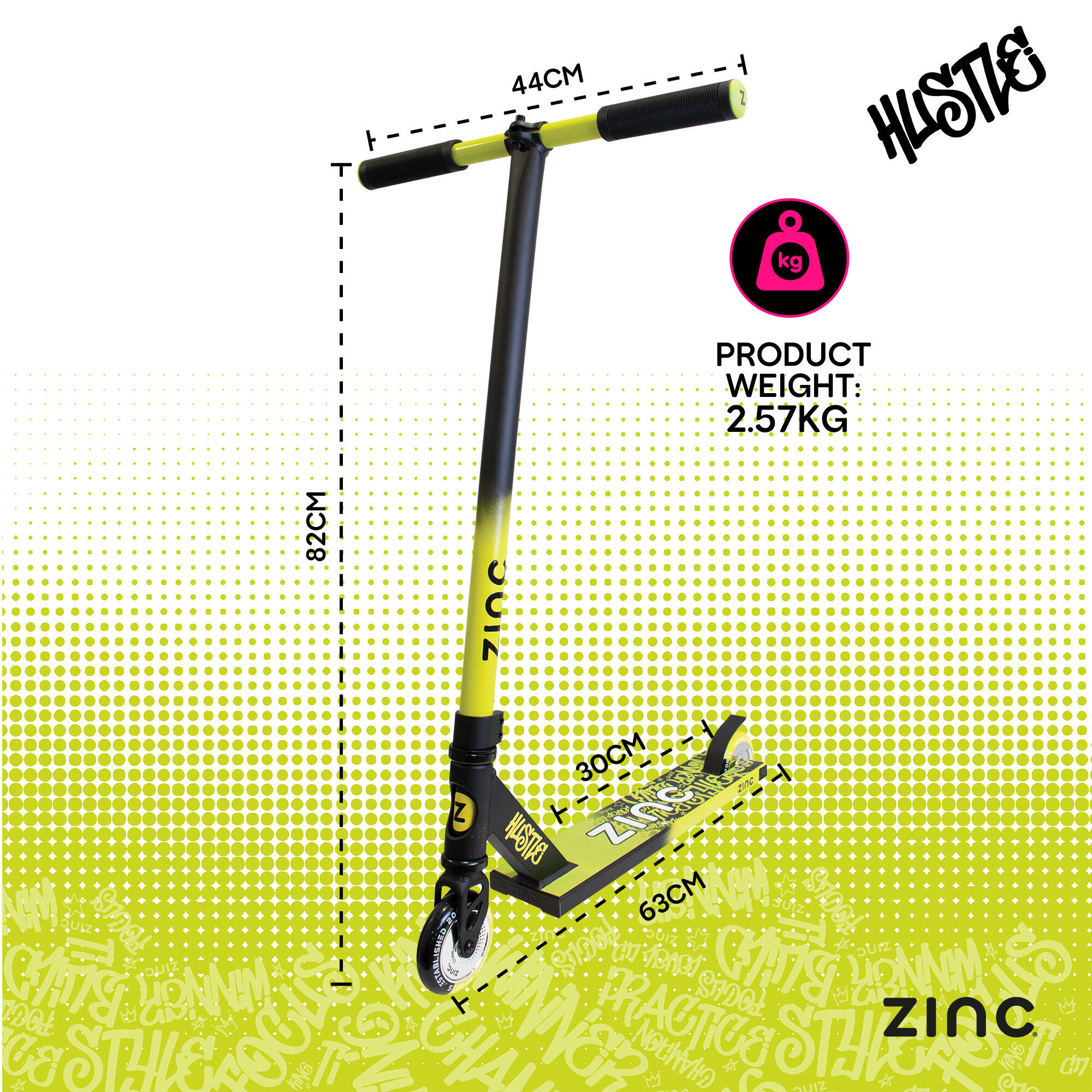Zinc Hustle Stunt Scooter | Decathlon