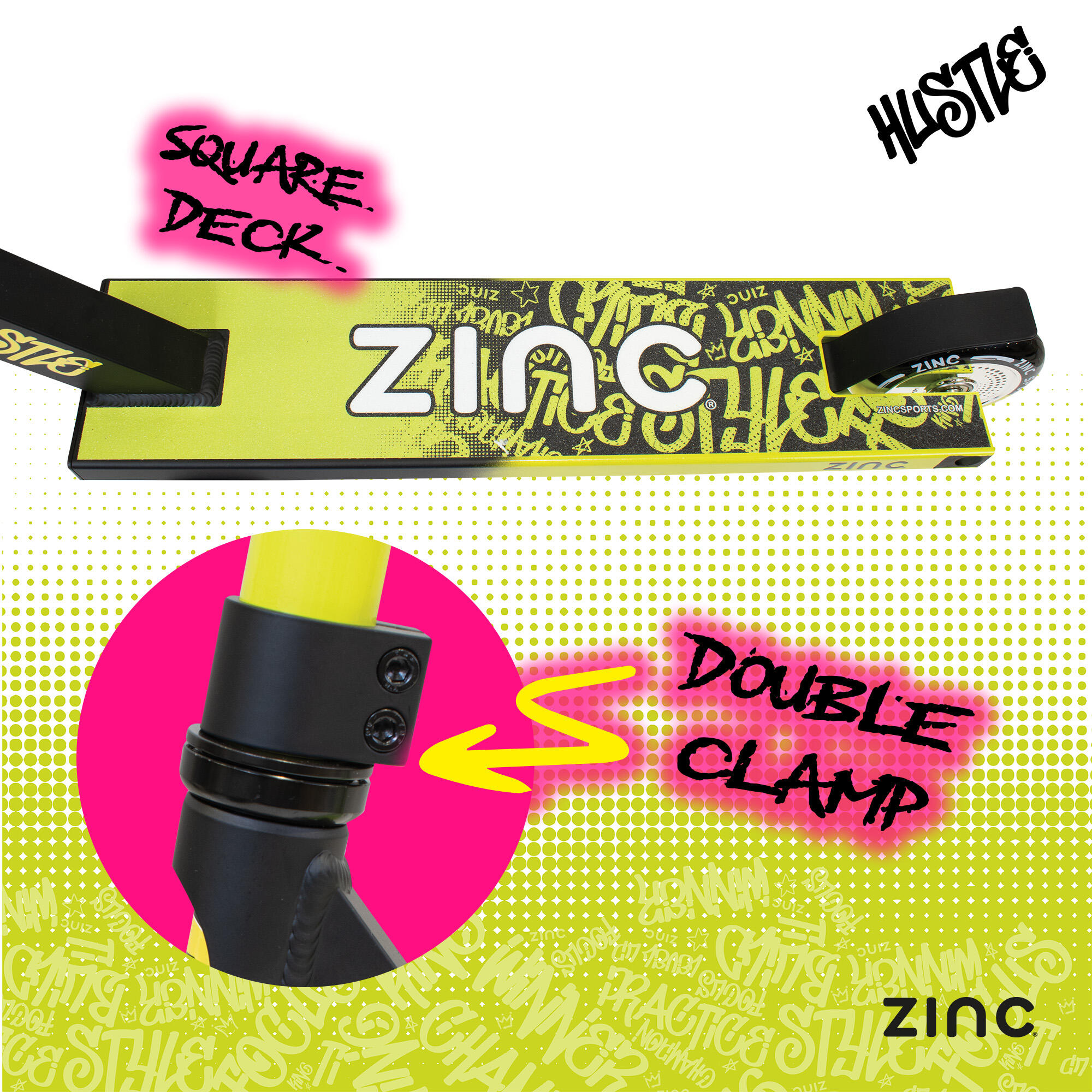 Zinc Hustle Stunt Scooter | Decathlon