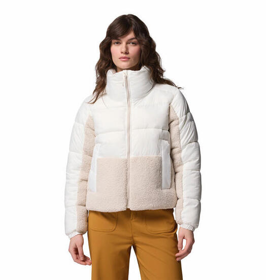 Daunen Und Synthetikjacken Damen - COLUMBIA Leadbetter Point™ II Sherpa Hybrid
