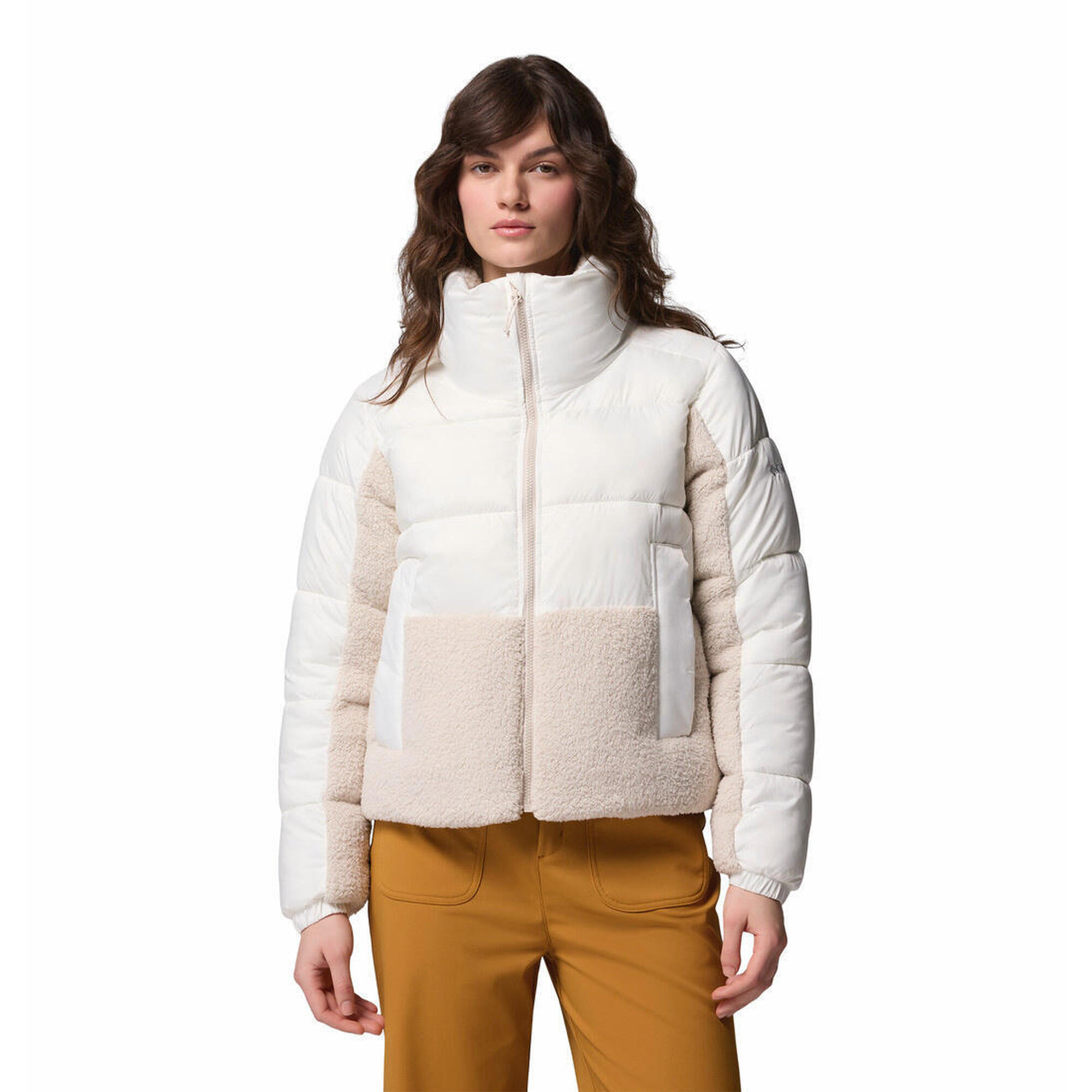 Columbia - Vestes Synthetiques Et Doudounes Femme - Columbia Leadbetter Point™ Ii Sherpa - Doudoune Duvet - Blanc - Decathlon