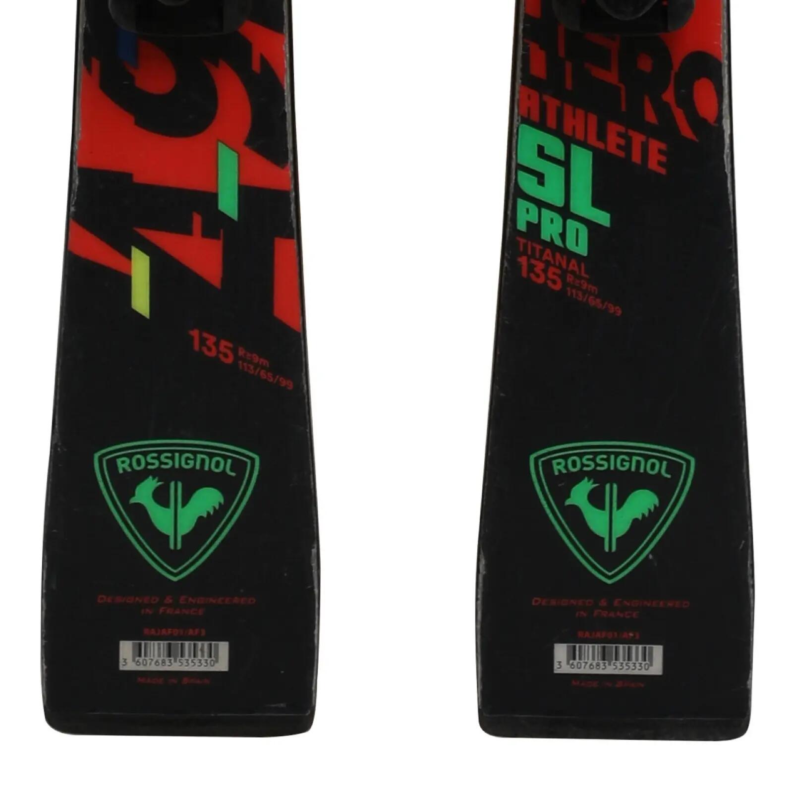 RECONDITIONNE - Ski Junior Rossignol Hero Athlète Sl Pro + Fixations 4/4