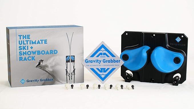 Ski-Wandhalterung 3x Cyan 5/6