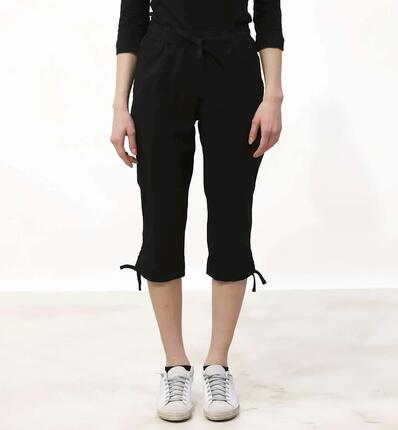Spodnie Deha 7/8 With Drawstring Nero Damskie