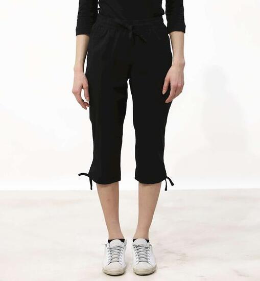 Spodnie Deha 7/8 With Drawstring Nero Damskie