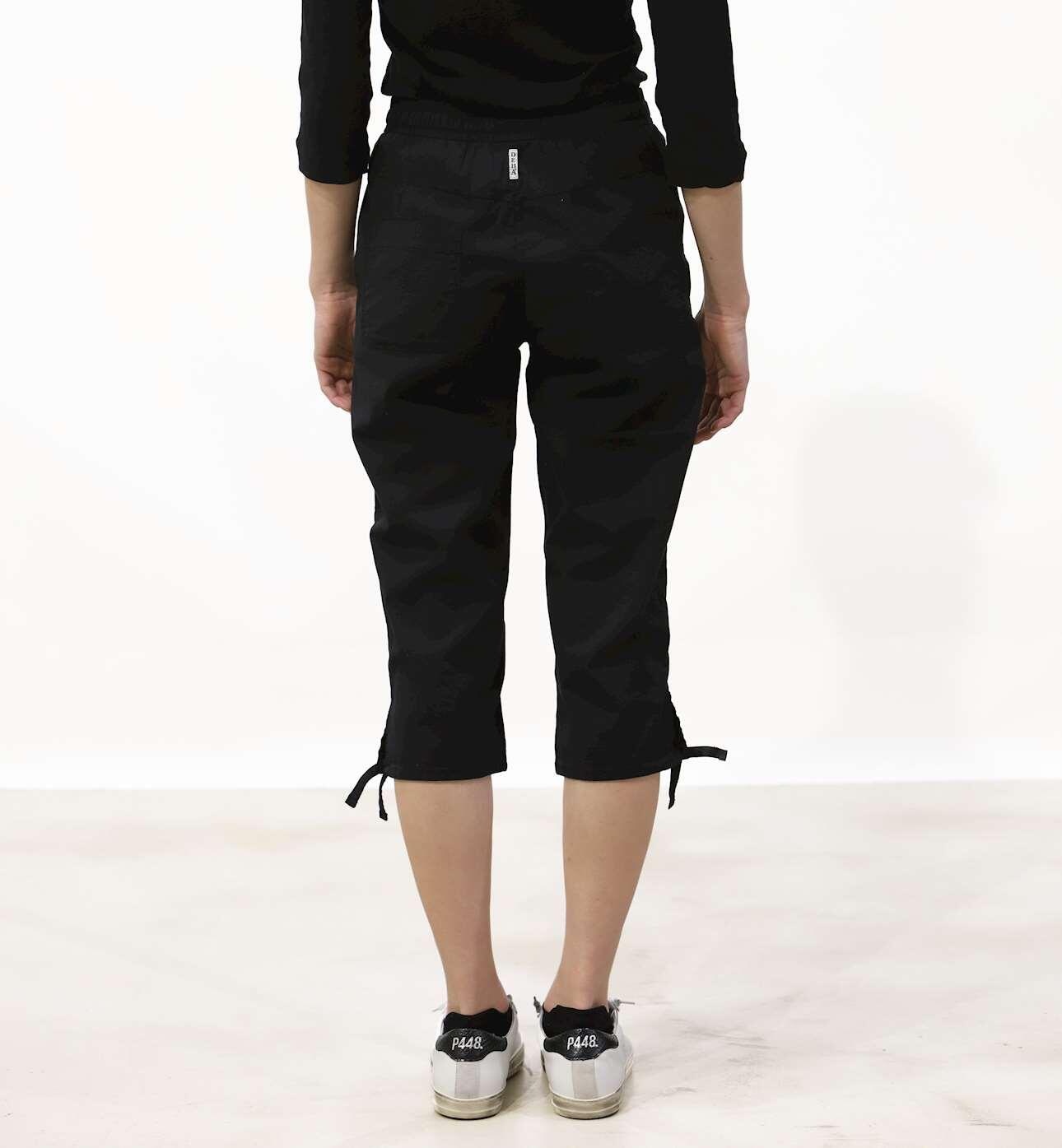 Pantalones Deha 7/8 With Drawstring Nero Mujer 3/3