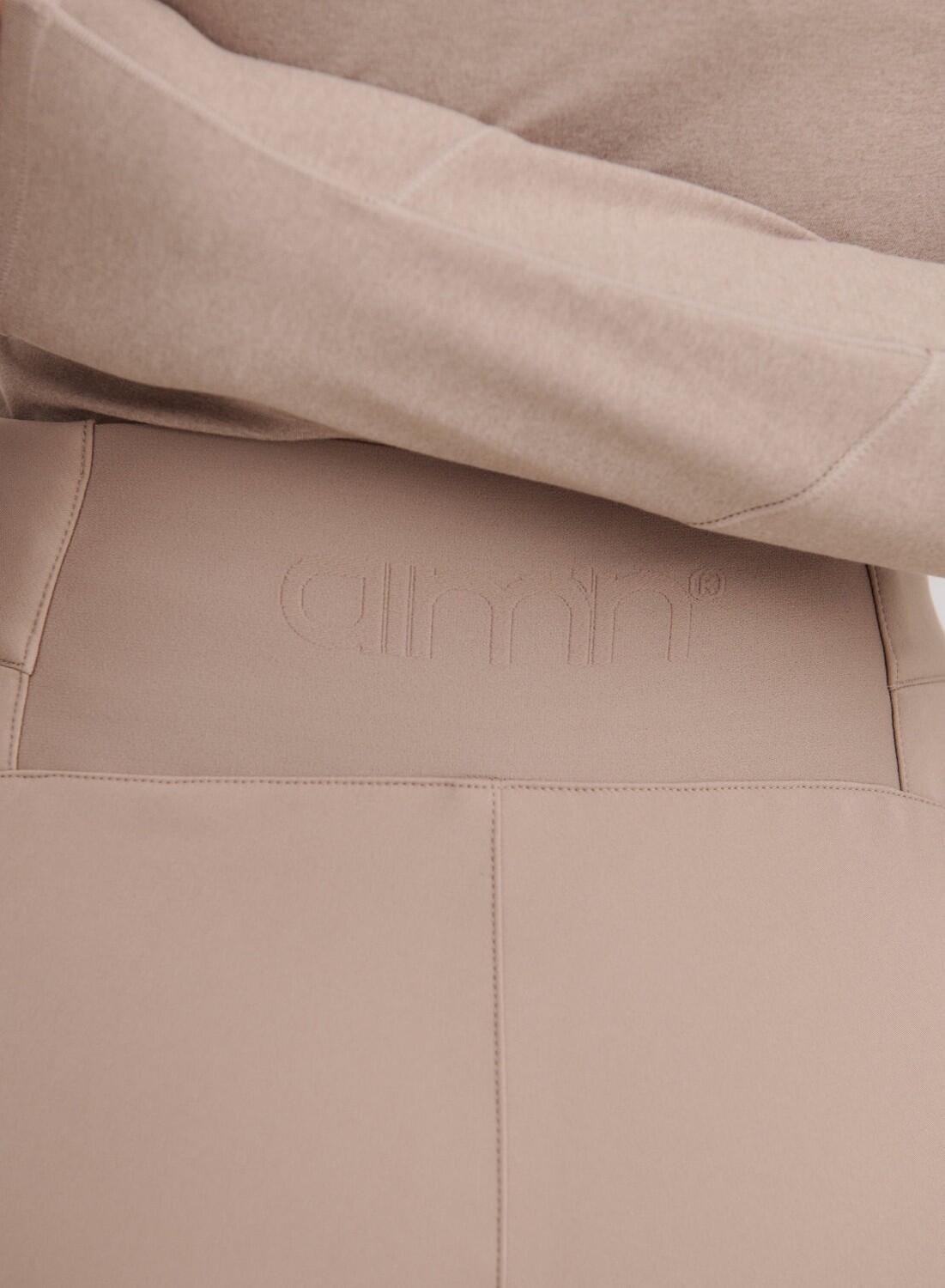 Mujer Pantalón de esquí Impermeable Guardanieves Marrón Claro 7/7