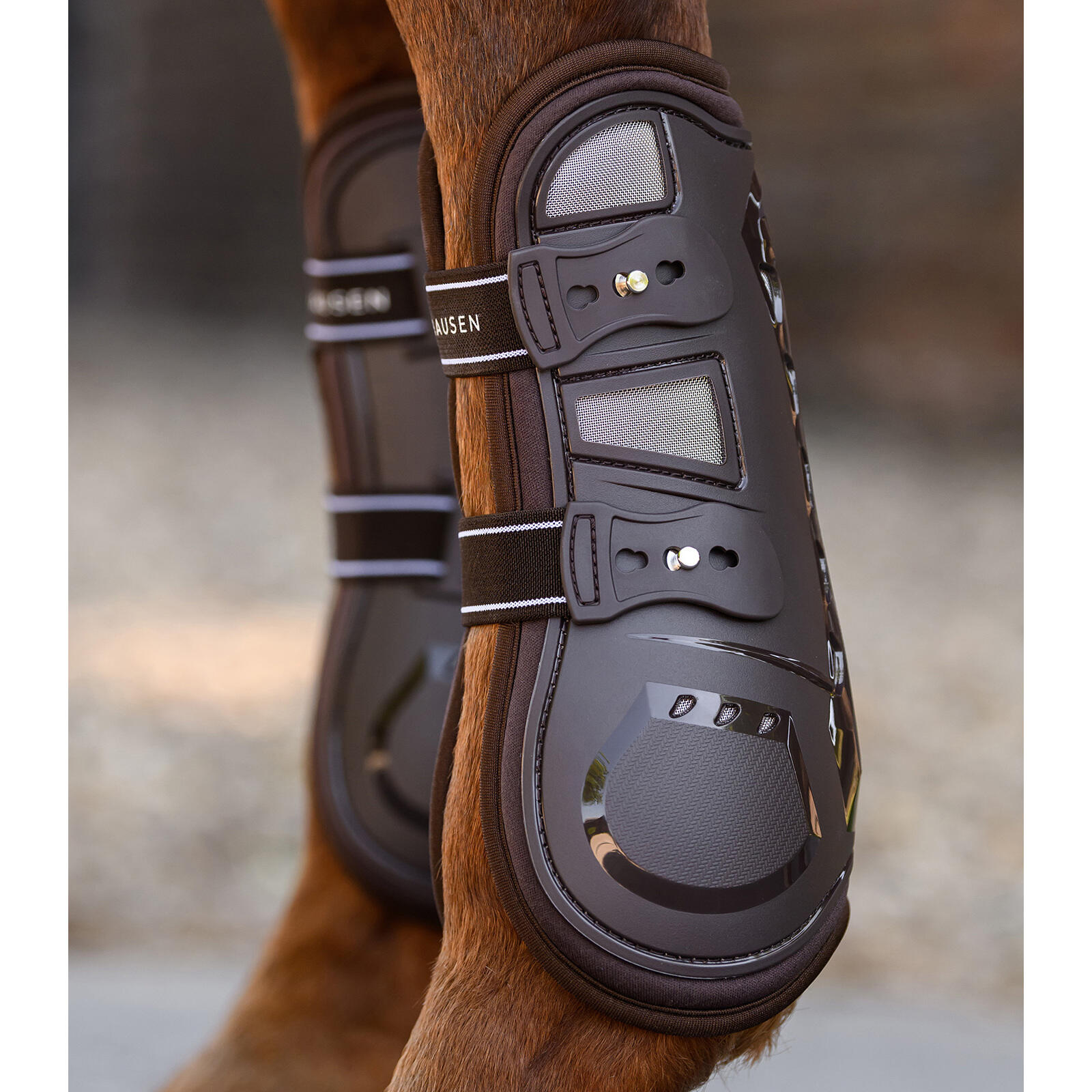 Botas de protección abiertas para caballos Waldhausen Memory Foam Pro 3/5