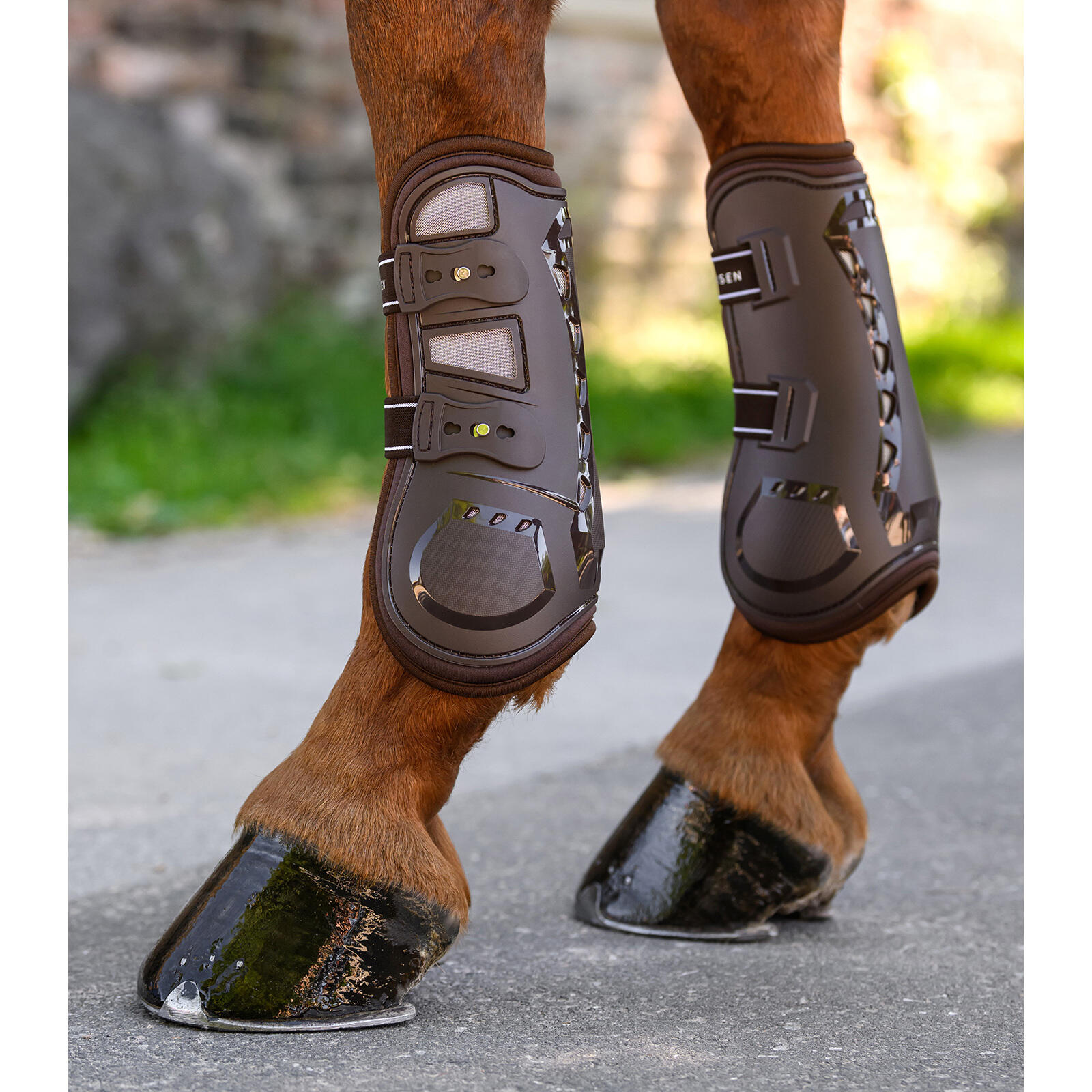 Botas de protección abiertas para caballos Waldhausen Memory Foam Pro 4/5
