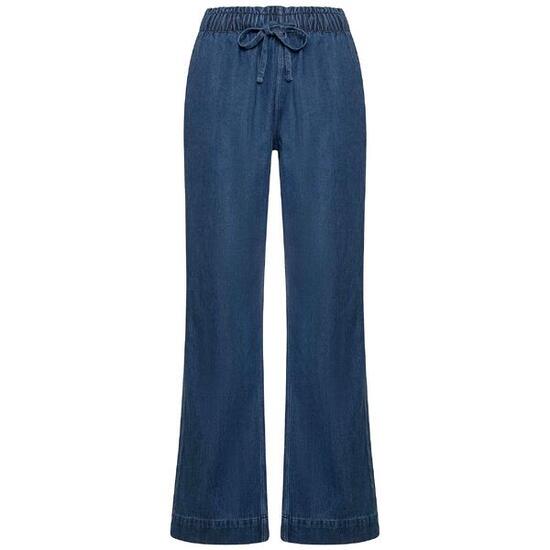 Pantaloni Deha Denim Lyocell Straight Pants Donna